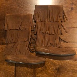 Minnetonka Fringe Boot